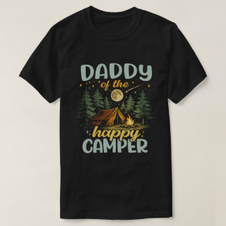 Daddy of the Happy Camper Retro Camping Shirt T