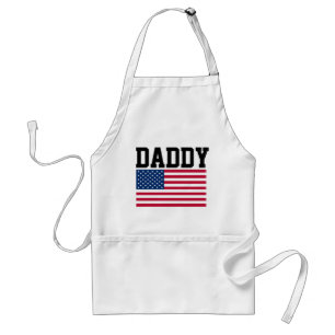 DADDY PAPPA MANAR PATRIOTIC Aprons Förkläde