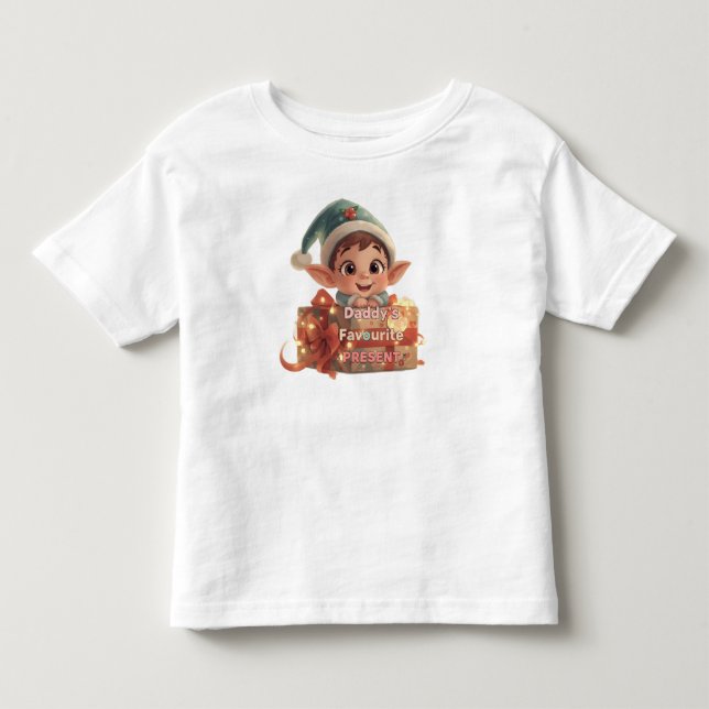Daddy’s Favorite Present Baby Shirt | Cute Holiday T (Framsida)