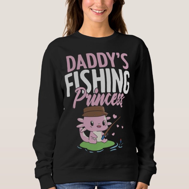 Daddy s Fishing Buddy Fisherman Little Girl Daught T Shirt (Framsida)