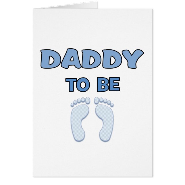 DADDY TO BE HÄLSNINGSKORT (Framsidan)