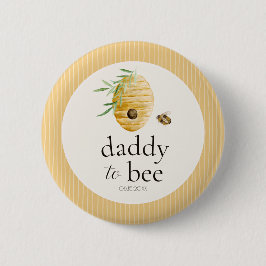 Daddy To Bee Bumblebee Baby Shower Family Pin Knapp