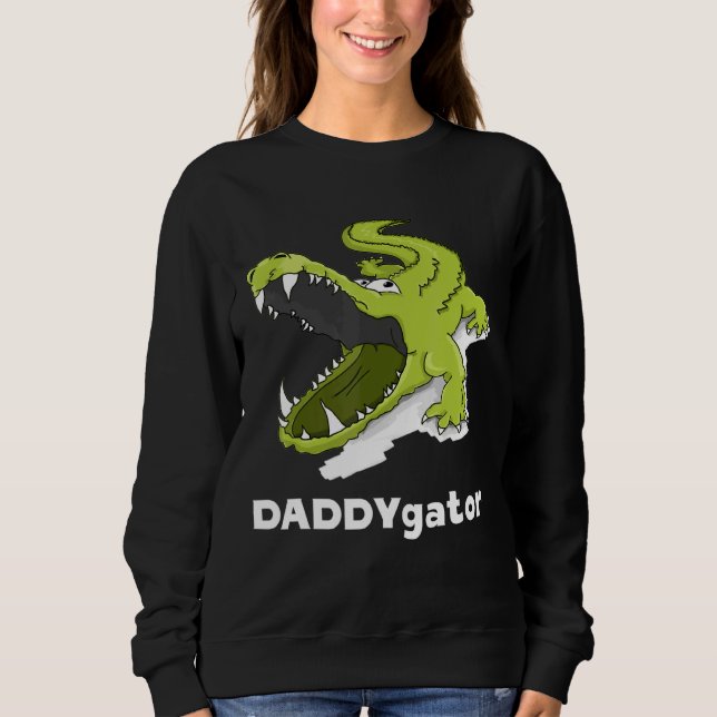 Daddygator Far Alligator Pappa Fars dag Pappa T Shirt (Framsida)