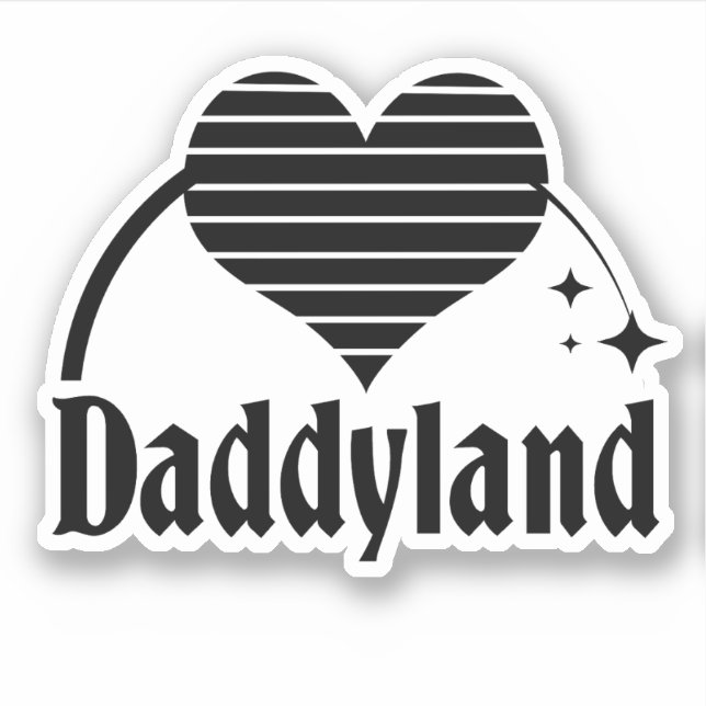 Daddyland Klistermärken (Framsida)