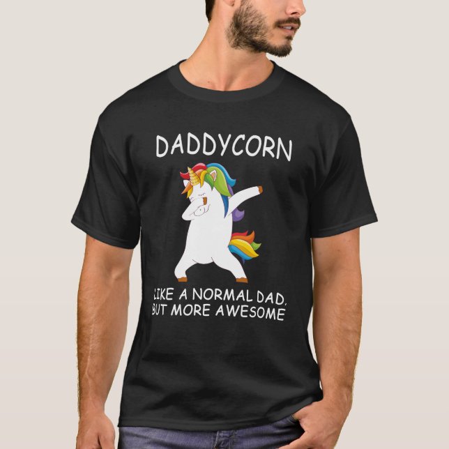 daddymajs som en vanlig pappa men mer fantastisk t shirt (Framsida)