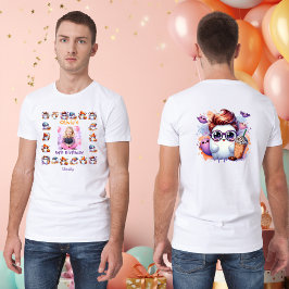 Daddys Birthday T shirt Coffee Älskare Ghost Theme