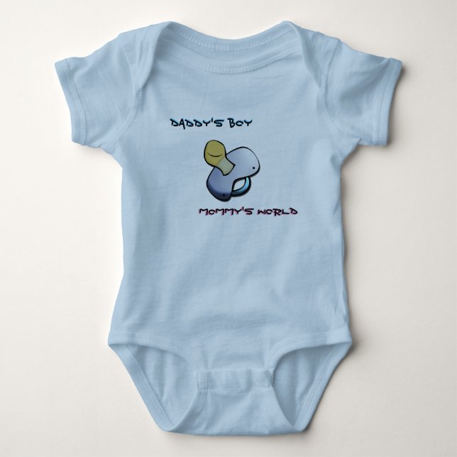 Daddy's boy & Mommy's world Tröja (Framsida)
