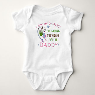 Daddys Fishing Buddy Pack Mina blöjor T Shirt