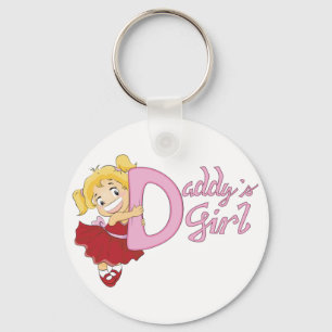 Daddys flicka Keychain Nyckelring