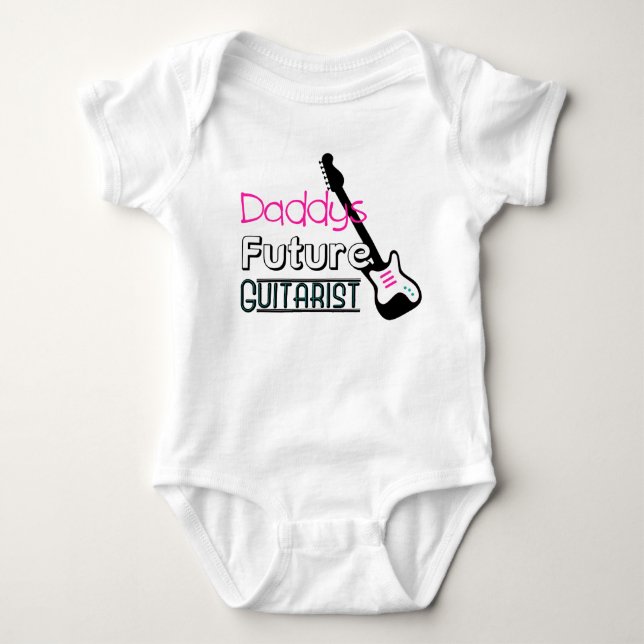 Daddys framtidsgitarrist tee shirt (Framsida)