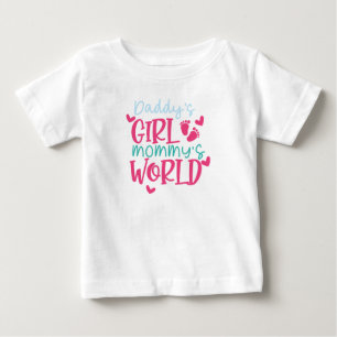 Daddys Girl Mommys World T Shirt