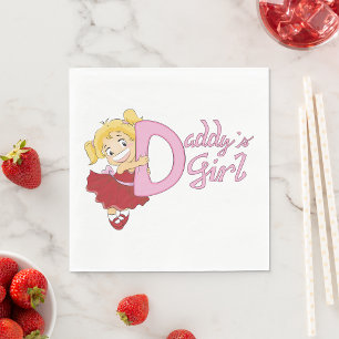 Daddys Girl Pappra Napkins Pappersservett
