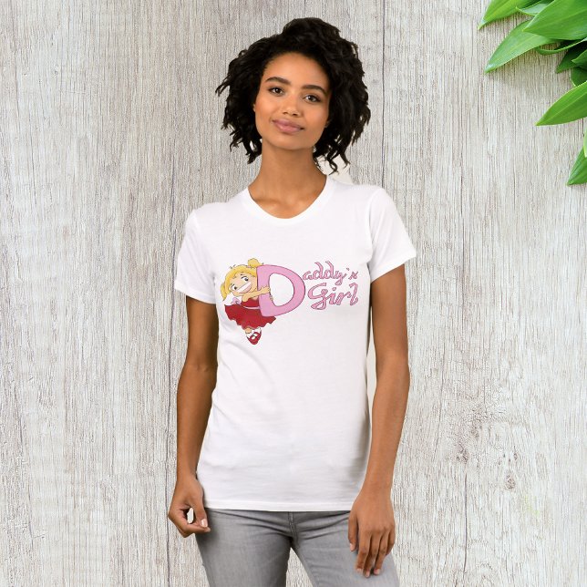 Daddys Girl Womens T-Shirt (Skapare uppladdad)