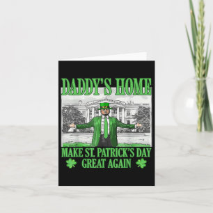 Daddys hemmakontera St patricks day igen Kort