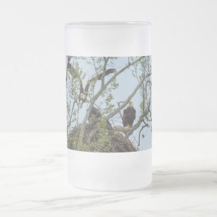Daddys Home Frosted Glass Beer Mugg