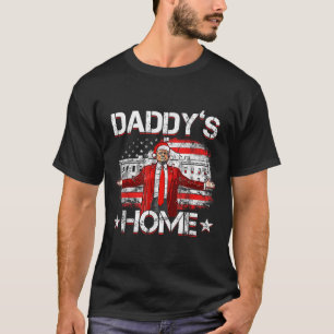 Daddys Home Trump Julafton 2024 Funny Trump Ta Ame T Shirt