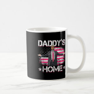 Daddys Home Trump Rosa 2024 Funny Trump Ta Ameri Kaffemugg