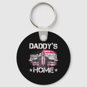 Daddys Home Trump Rosa 2024 Funny Trump Ta Ameri Nyckelring