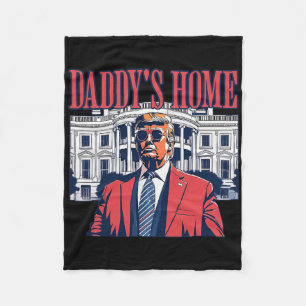 Daddys Home White House Trump 2024 Fleecefilt