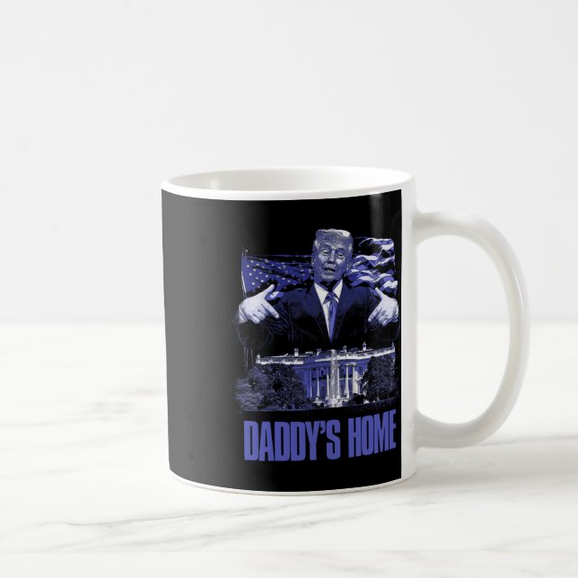 Daddys Home White House Trump 2024 Val Kaffemugg (Höger)