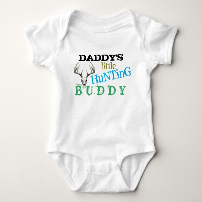 Daddys Hunting Buddy T Shirt (Framsida)