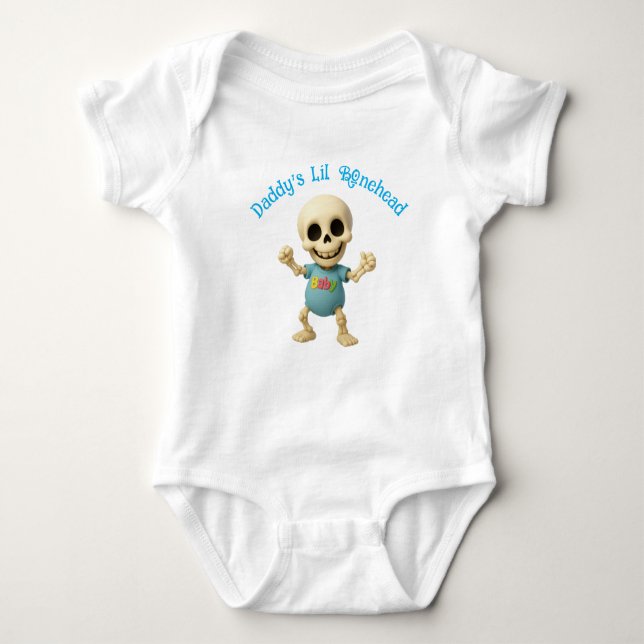 Daddy's Lil Bonehead One-Piece  T Shirt (Framsida)