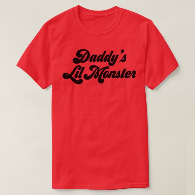 Daddys Lil Monster T Shirt (Design framsida)