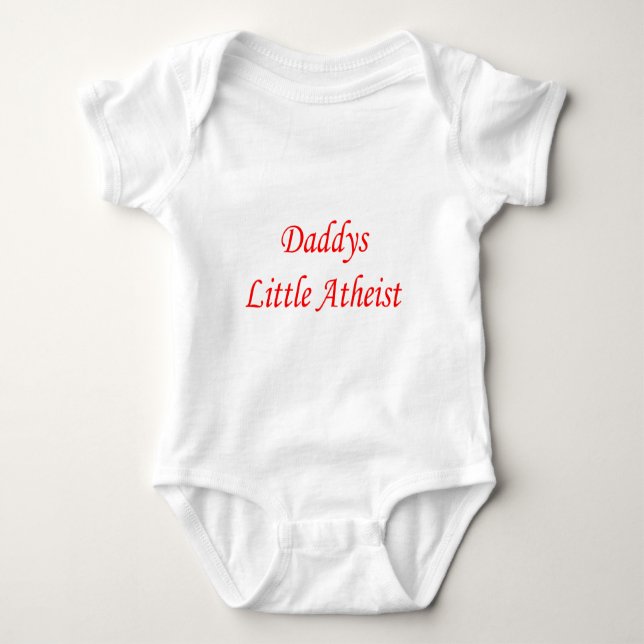 Daddys lite ateist t shirt (Framsida)