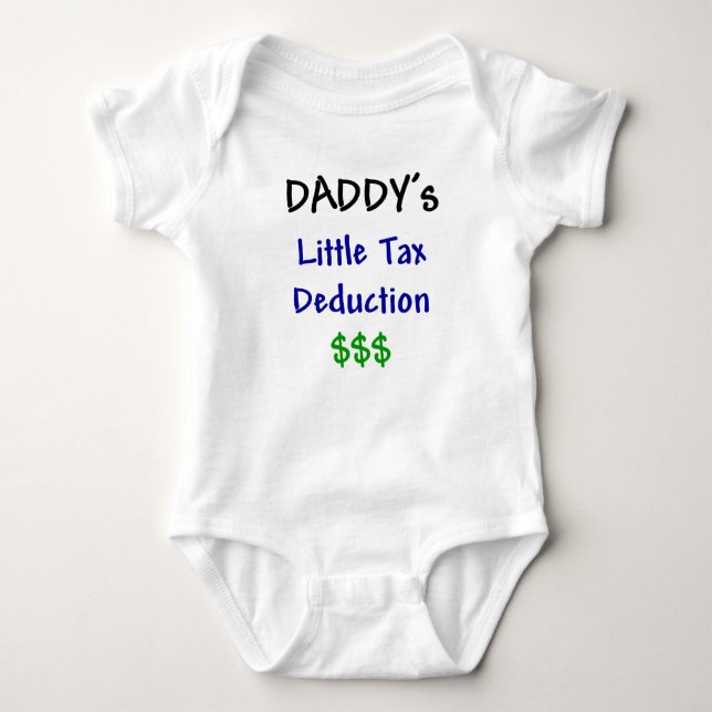 Daddys lite skattavdrag t-shirt (Framsida)