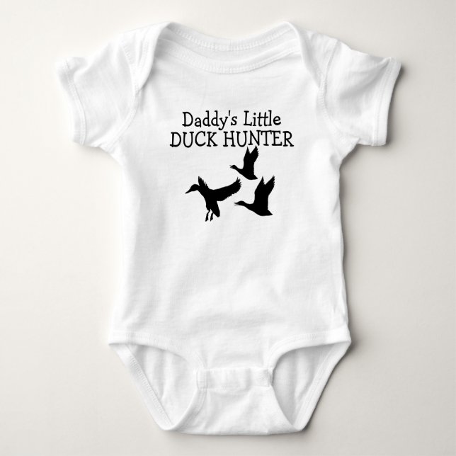 Daddys Little Anka Hunter Baby Bodykostym T Shirt (Framsida)