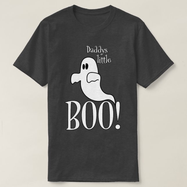 Daddys Little Boo Cute Trending Far Dotter Fa T Shirt (Design framsida)
