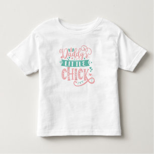 Daddys Little Chick Cute Girly Påsk T Shirt