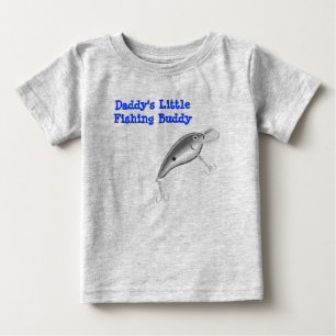 Daddys Little Fishing Buddy Lure Design T Shirt
