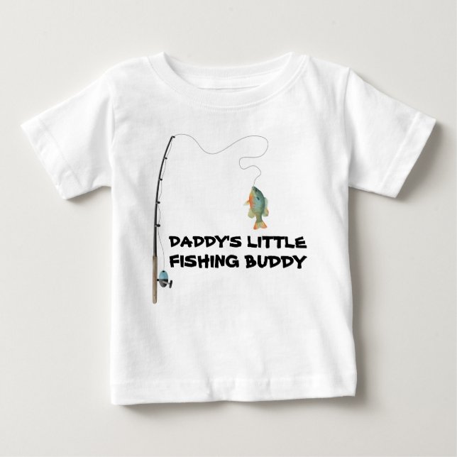 Daddys Little Fishing Buddy T Shirt (Framsida)