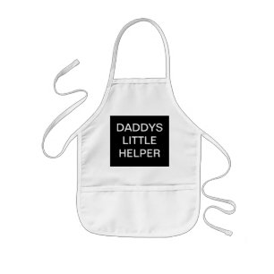 Daddys Little Helper Kids Aprons Barnförkläde