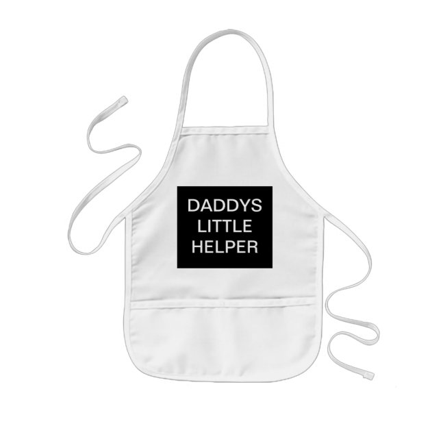 Daddys Little Helper Kids Aprons Barnförkläde (Framsidan)
