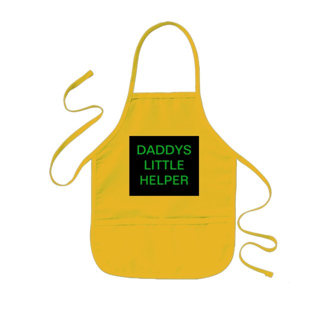 Daddys Little Helper Kids Aprons Barnförkläde (Framsidan)