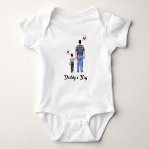 Daddys Little Prince Boy Fars dag Kärlek T Shirt