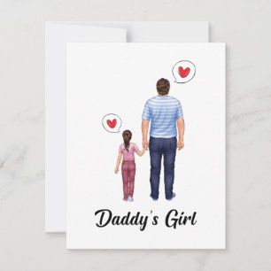 Daddys Little Princess Girl Girl Fars dag Kärlek