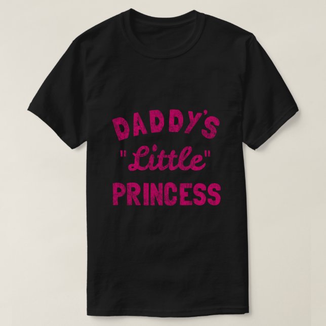 Daddys Little Princess T Shirt (Design framsida)