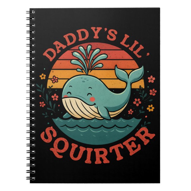 Daddys Little Whale Anteckningsbok (Framsidan)
