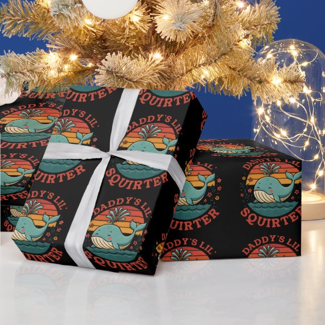 Daddys Little Whale Presentpapper (Helgdagar)
