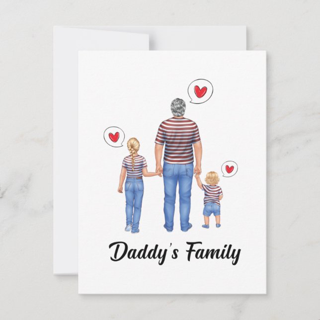 Daddys Prince Boy Princess Girl Family Kärlek (Framsida)