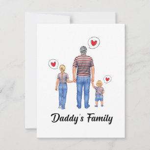 Daddys Prince Boy Princess Girl Family Kärlek