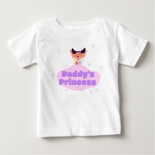 Daddys prinsessa är glad t shirt