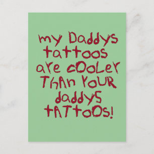 Daddys tatueringsten vykort