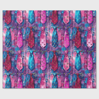 Daddy's Tie Collection Matte Wrapping Paper Presentpapper