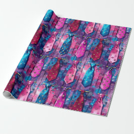 Daddy's Tie Collection Matte Wrapping Paper Presentpapper