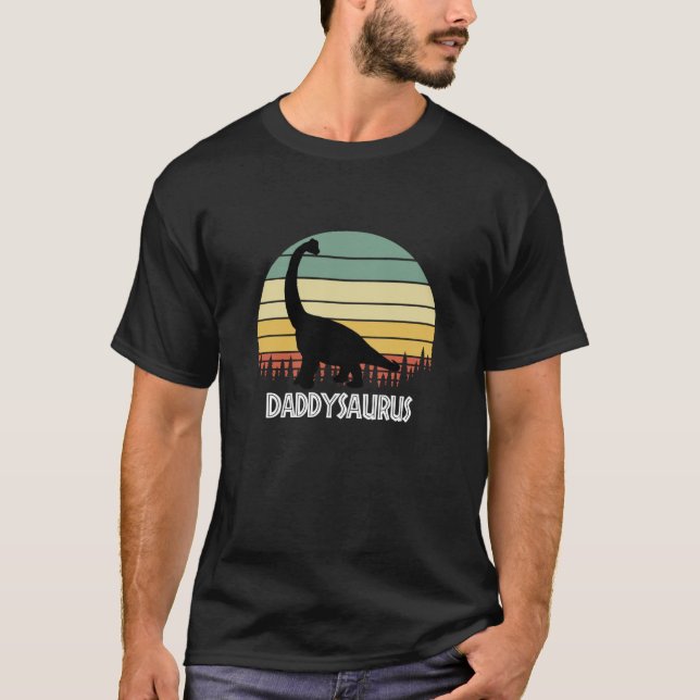 DADDYSAURUS DADDY SAURUS DADDY DINOSAUR T SHIRT (Framsida)