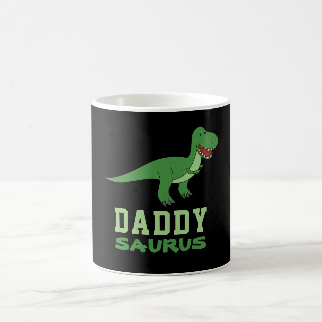 Daddysaurus Dinosaur T-Rex Dino Pappa Fars dag Kaffemugg (Center)